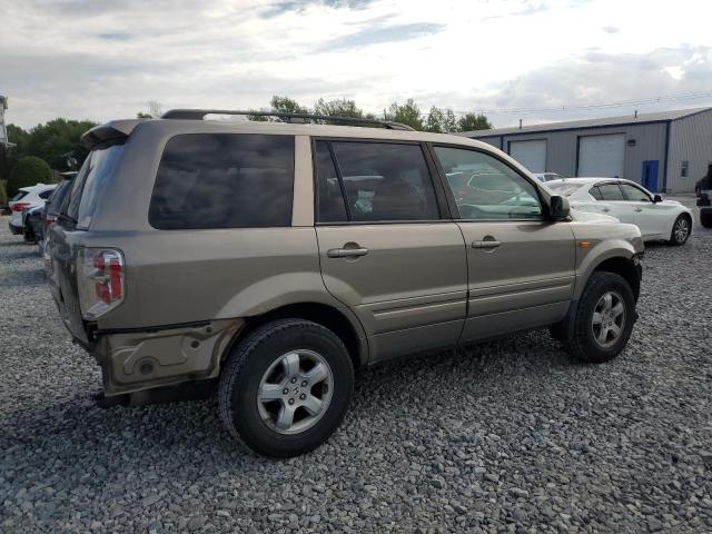 5FNYF18748B043794 - 2008 HONDA PILOT EXL TAN photo 3