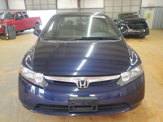 1HGFA16827L013773 - 2007 HONDA CIVIC EX BLUE photo 5