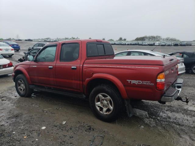 5TEGN92N33Z280014 - 2003 TOYOTA TACOMA DOUBLE CAB PRERUNNER RED photo 2