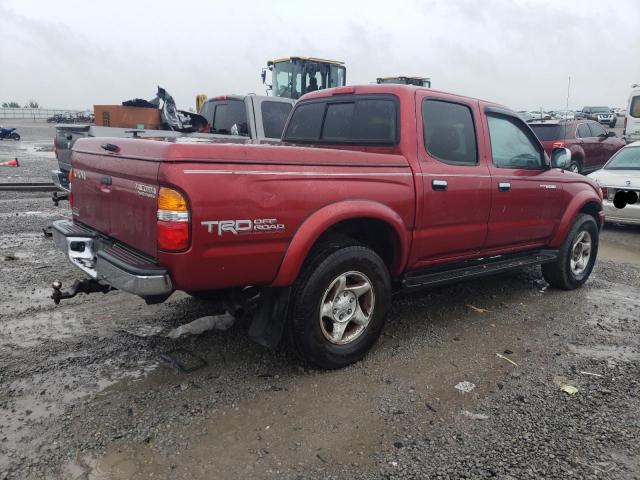 5TEGN92N33Z280014 - 2003 TOYOTA TACOMA DOUBLE CAB PRERUNNER RED photo 3