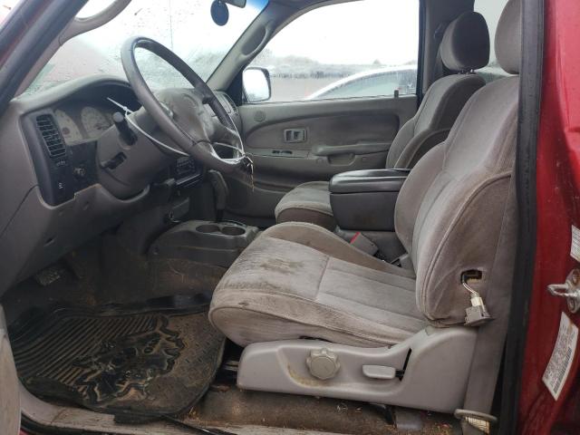 5TEGN92N33Z280014 - 2003 TOYOTA TACOMA DOUBLE CAB PRERUNNER RED photo 7