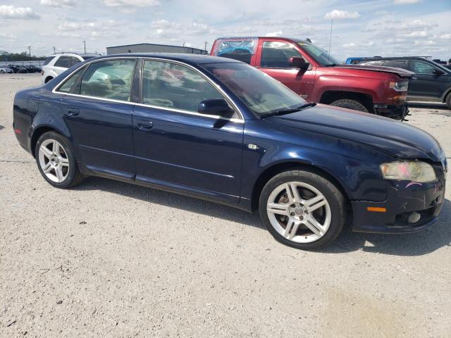 WAUAF78E48A014336 - 2008 AUDI A4 2.0T BLUE photo 4