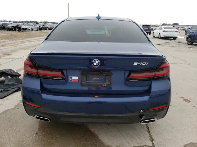 WBA53BJ09MWW88832 - 2021 BMW 540 I BLUE photo 6