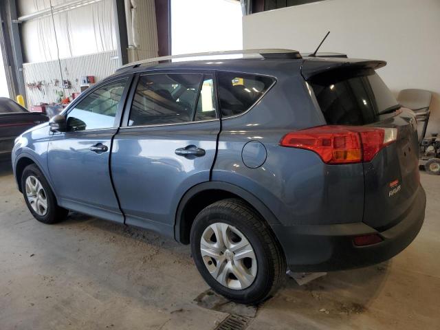 2T3BFREV0DW117966 - 2013 TOYOTA RAV4 LE BLUE photo 2