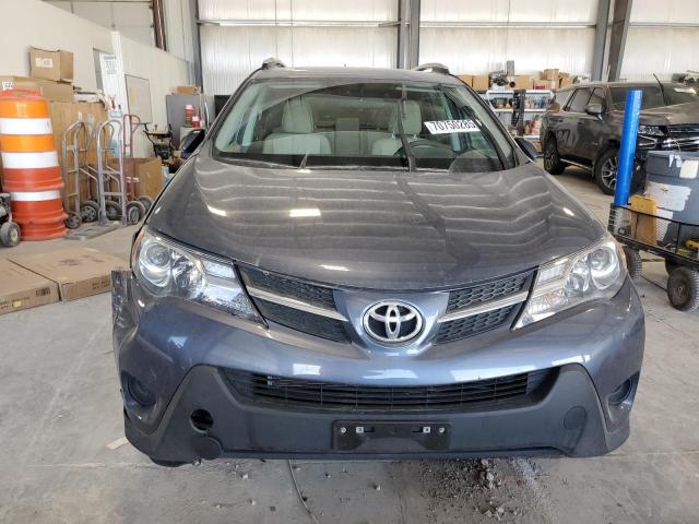 2T3BFREV0DW117966 - 2013 TOYOTA RAV4 LE BLUE photo 5
