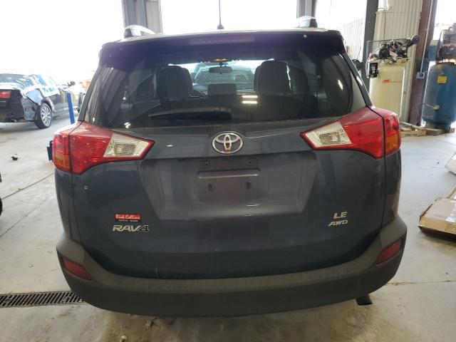 2T3BFREV0DW117966 - 2013 TOYOTA RAV4 LE BLUE photo 6