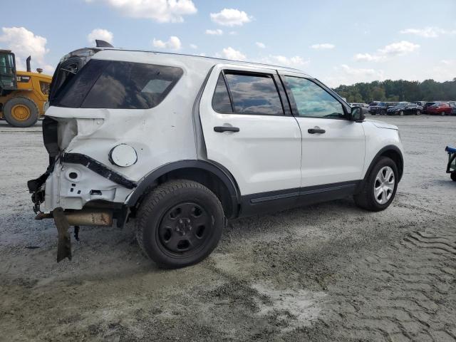 1FM5K8AR2JGB67749 - 2018 FORD EXPLORER POLICE INTERCEPTOR Blanc photo 3