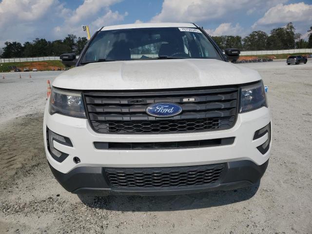 1FM5K8AR2JGB67749 - 2018 FORD EXPLORER POLICE INTERCEPTOR Blanc photo 5
