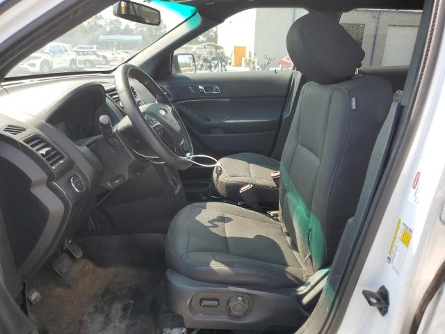 1FM5K8AR2JGB67749 - 2018 FORD EXPLORER POLICE INTERCEPTOR Blanc photo 7