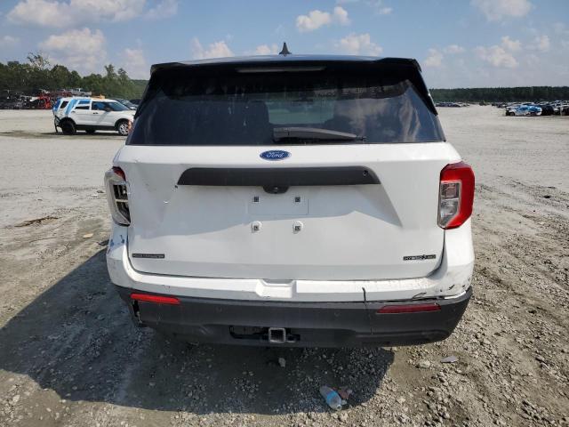 1FM5K8AW1NNA06252 - 2022 FORD EXPLORER POLICE INTERCEPTOR თეთრი ფოტო 6