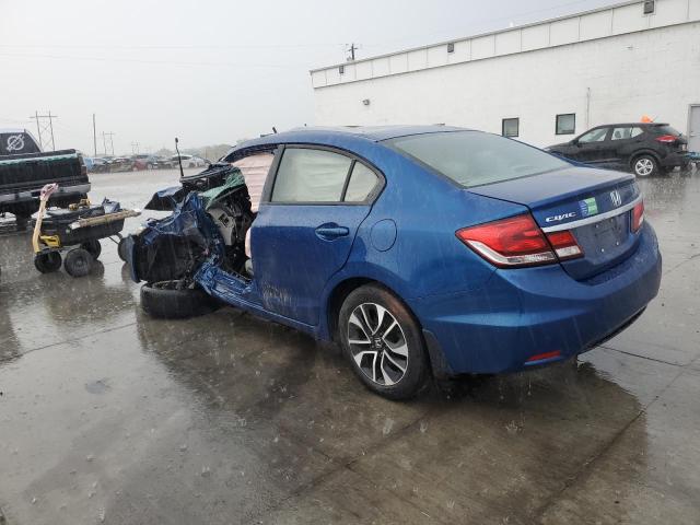 19XFB2F8XDE201768 - 2013 HONDA CIVIC EX BLUE photo 2