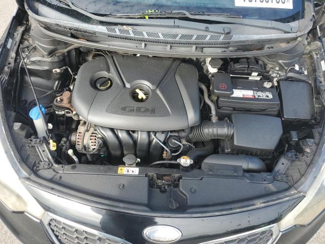 KNAFX4A8XE5051708 - 2014 KIA FORTE EX BLACK photo 11
