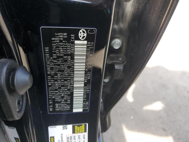 5YFB4MDE6RP174782 - 2024 TOYOTA COROLLA LE BLACK photo 12