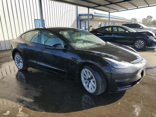 5YJ3E1EB2NF304941 - 2022 TESLA MODEL 3 Noir photo 4