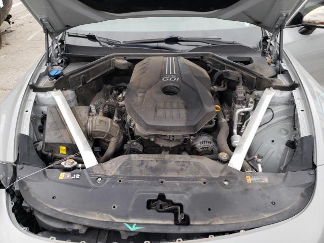 KNAE15LA6M6093207 - 2021 KIA STINGER GRAY photo 11