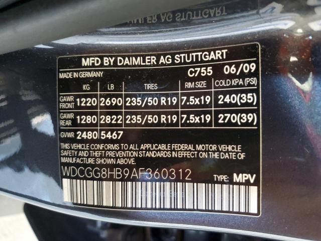 WDCGG8HB9AF360312 - 2010 MERCEDES-BENZ GLK 350 4MATIC GRAY photo 13