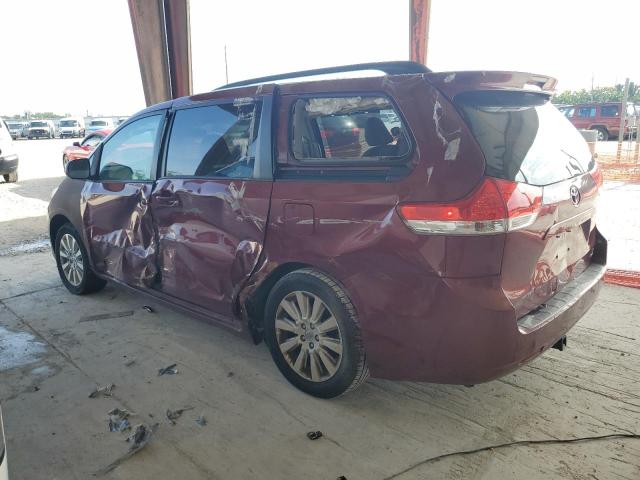 5TDJK3DC8DS060101 - 2013 TOYOTA SIENNA LE 勃艮第红 照片 2
