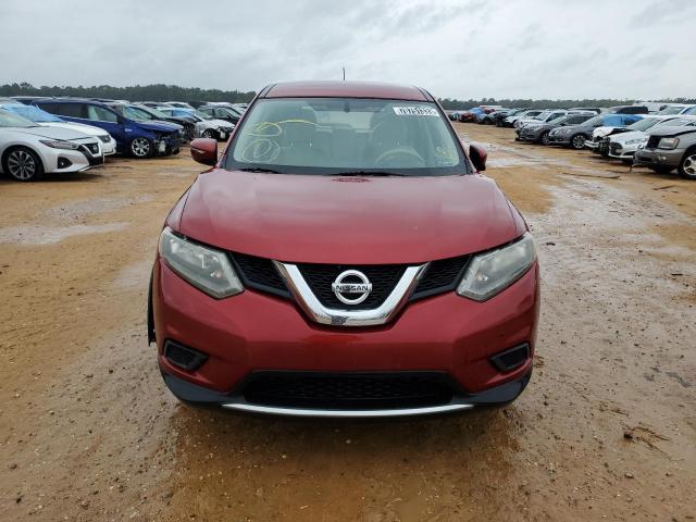 KNMAT2MT5FP548099 - 2015 NISSAN ROGUE S RED photo 5