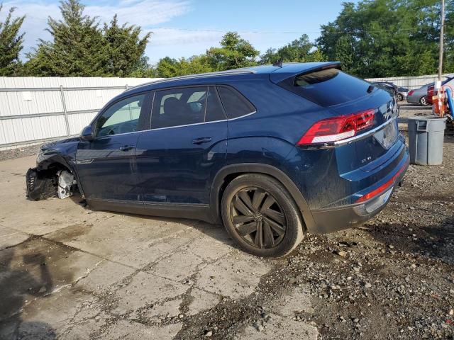 1V2KE2CA7NC216684 - 2022 VOLKSWAGEN ATLAS CROS SE BLUE photo 2