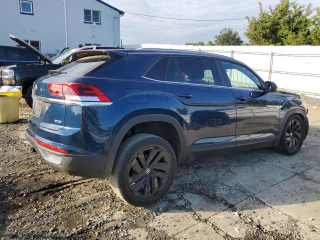 1V2KE2CA7NC216684 - 2022 VOLKSWAGEN ATLAS CROS SE BLUE photo 3