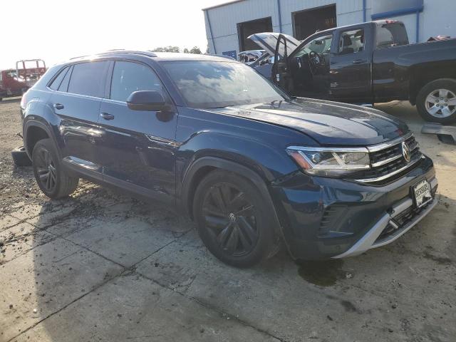 1V2KE2CA7NC216684 - 2022 VOLKSWAGEN ATLAS CROS SE BLUE photo 4