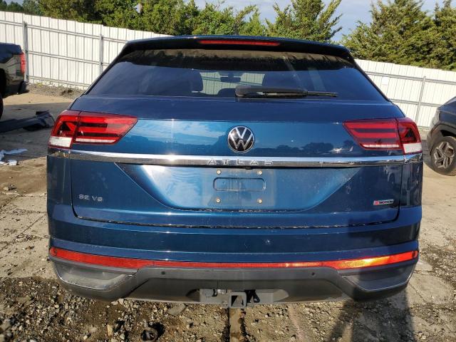 1V2KE2CA7NC216684 - 2022 VOLKSWAGEN ATLAS CROS SE BLUE photo 6
