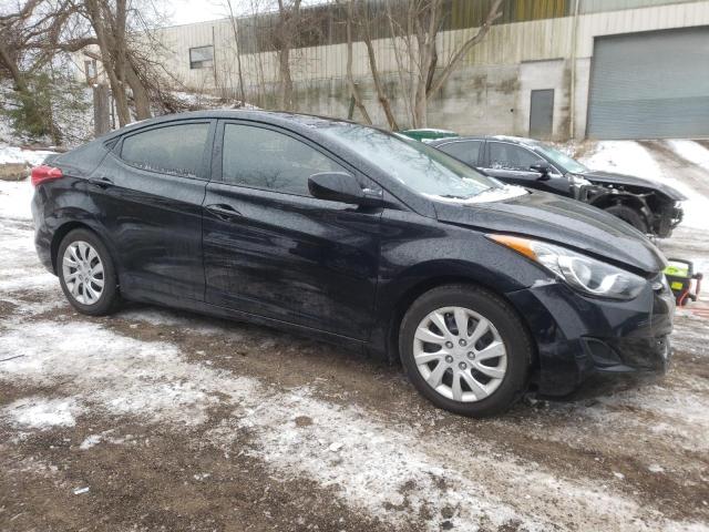 5NPDH4AE2DH382214 - 2013 HYUNDAI ELANTRA GLS BLACK photo 4