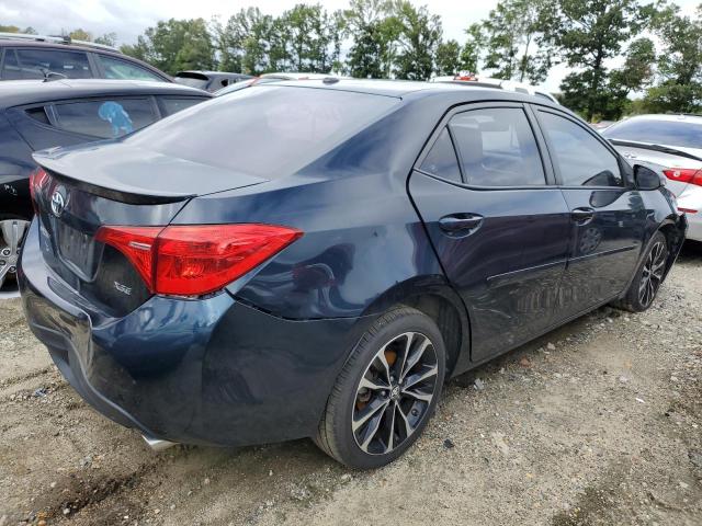 2T1BURHE5JC011665 - 2018 TOYOTA COROLLA L BLACK photo 3