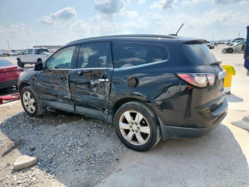 1GNKRGKDXGJ334345 - 2016 CHEVROLET TRAVERSE LT BLACK photo 2