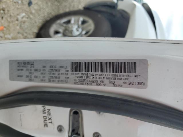 3C6UR5DL6JG402165 - 2018 RAM 2500 SLT WHITE photo 13