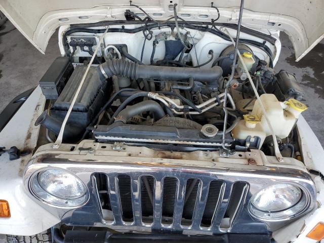 1J4FA59S3YP705848 - 2000 JEEP WRANGLER / SAHARA WHITE photo 11