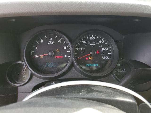 1GCEC14C87Z537986 - 2007 CHEVROLET SILVERADO C1500 BLACK photo 9