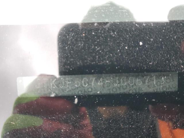 JTKJF5C74FJ006713 - 2015 TOYOTA SCION TC 石墨色 照片 12