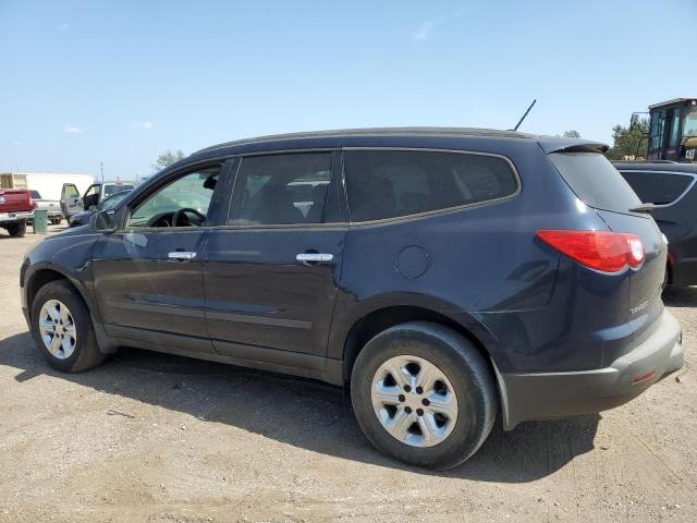 1GNKRFED9BJ144678 - 2011 CHEVROLET TRAVERSE LS BLUE photo 2