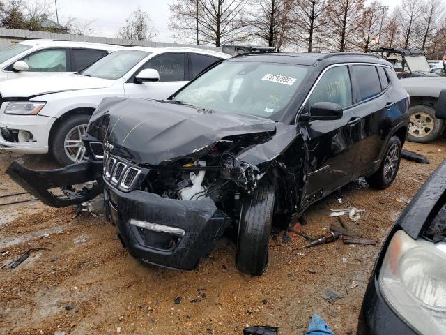 3C4NJDBB8LT251588 - 2020 JEEP COMPASS LATITUDE BLACK photo 1