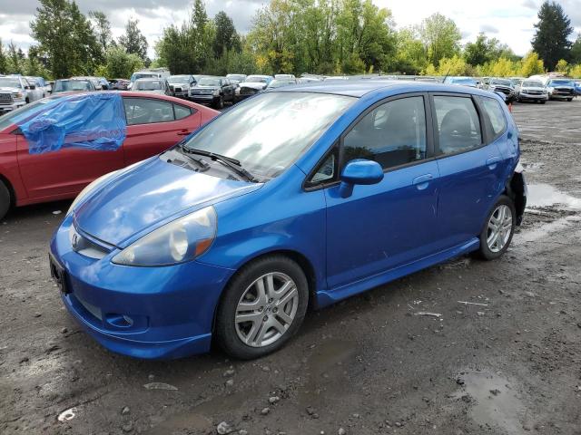 JHMGD38647S053858 - 2007 HONDA FIT S 蓝色 照片 1