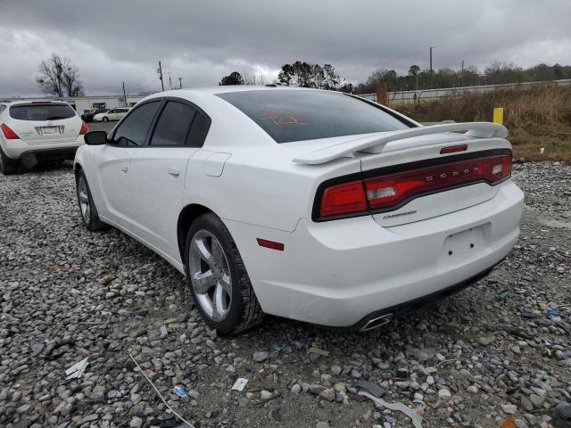 2C3CDXHG4DH655070 - 2013 DODGE CHARGER SXT WHITE photo 2