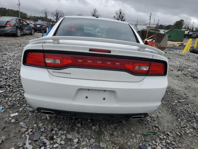 2C3CDXHG4DH655070 - 2013 DODGE CHARGER SXT WHITE photo 6