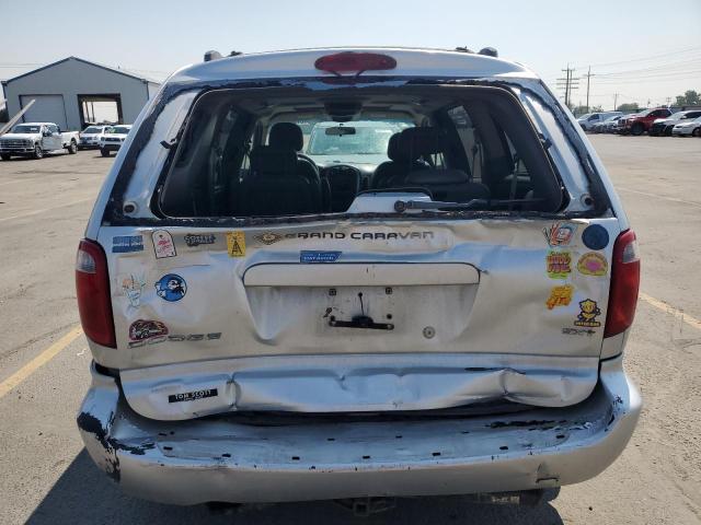2D4GP44L35R203664 - 2005 DODGE GRAND CARAVAN SXT SILVER photo 6