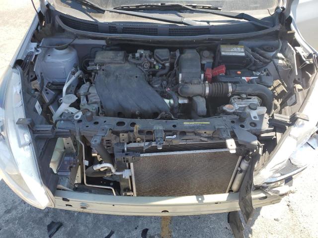 3N1CN7AP9KL859406 - 2019 NISSAN VERSA S SILVER photo 11