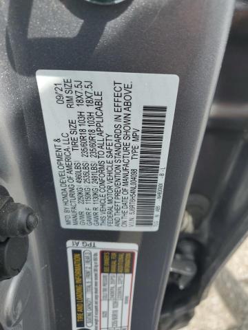5J6RT6H54NL004098 - 2022 HONDA CR-V EX SILVER photo 12