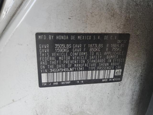 3HGGK5H69JM711341 - 2018 HONDA FIT SPORT Beyaz fotoğraf 12