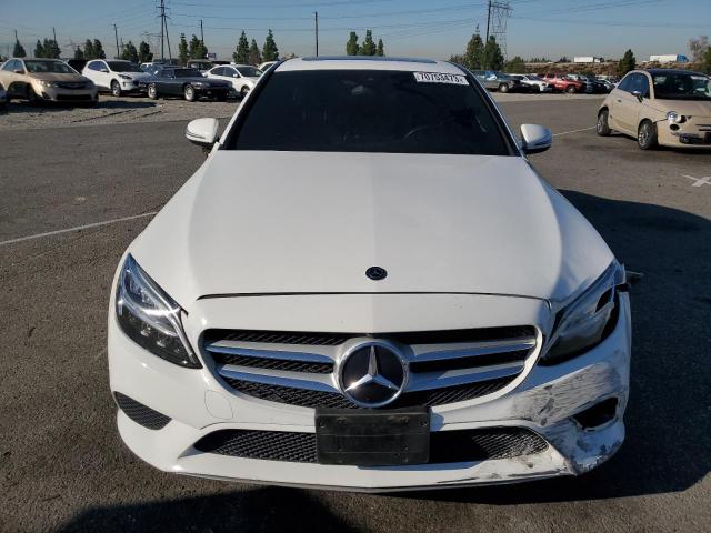 55SWF8DB7KU305856 - 2019 MERCEDES-BENZ C 300 WHITE photo 5