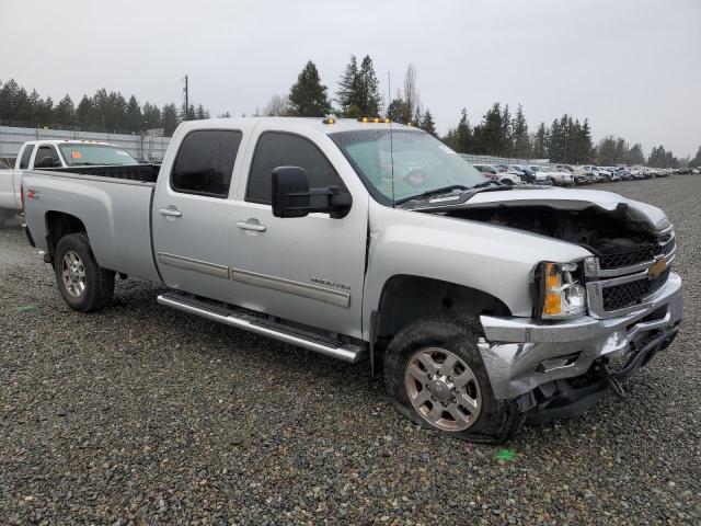 1GC4K1E83DF121947 - 2013 CHEVROLET SILVERADO K3500 LTZ SILVER photo 4