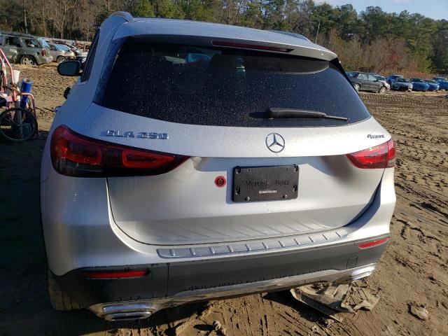 W1N4N4HB2MJ241812 - 2021 MERCEDES-BENZ GLA 250 4MATIC SILVER photo 6