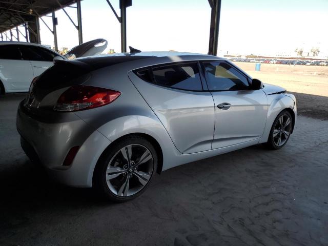 KMHTC6AD9HU320779 - 2017 HYUNDAI VELOSTER SILVER photo 3
