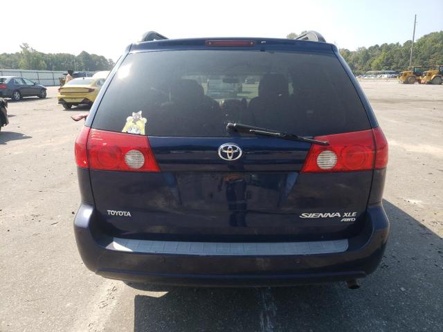 5TDBK22C17S005849 - 2007 TOYOTA SIENNA XLE BLUE photo 6