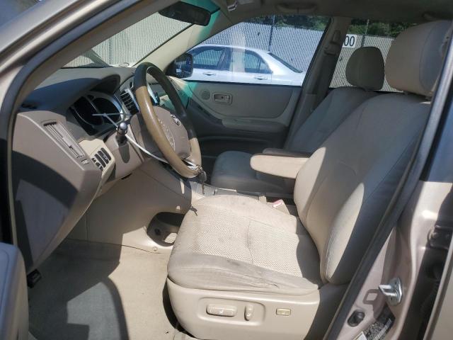 JTEDP21A840031322 - 2004 TOYOTA HIGHLANDER BASE Бежевый фото 7
