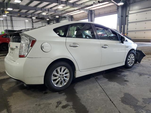 JTDKN3DP3E3050786 - 2014 TOYOTA PRIUS PLUG WHITE photo 3