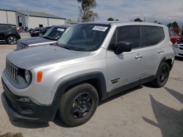 ZACCJAAT0GPE05014 - 2016 JEEP RENEGADE SPORT SILVER photo 1